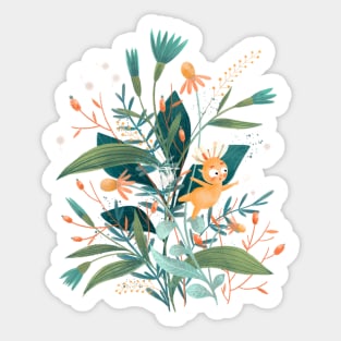 Flower kid Sticker